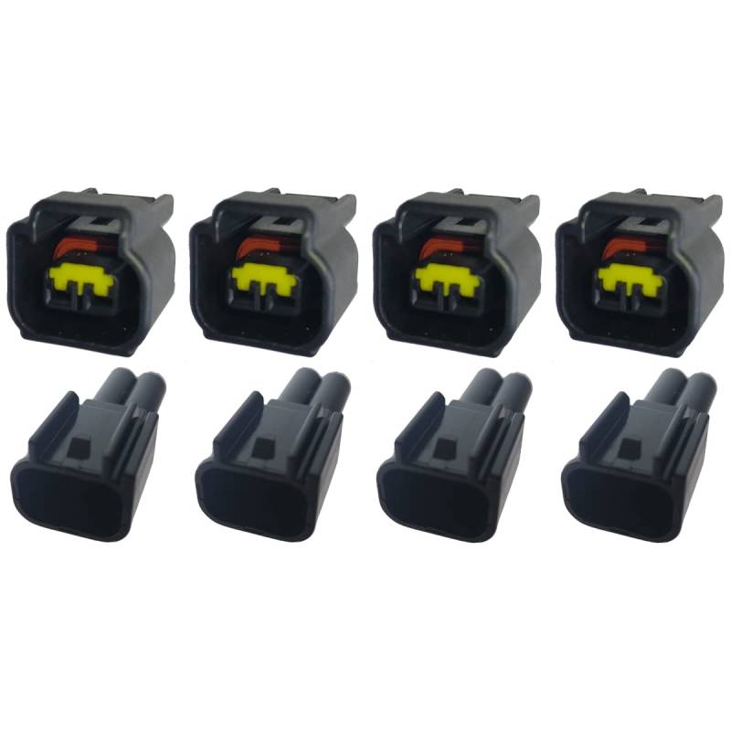 KFZ Ersatz Stecker – Zündspule Benziner – SU/YA (4 x SET) FW-C-2F-B, FW-C-2M-B - Für: 129700-3881, 129700-4510 von Greenspirits