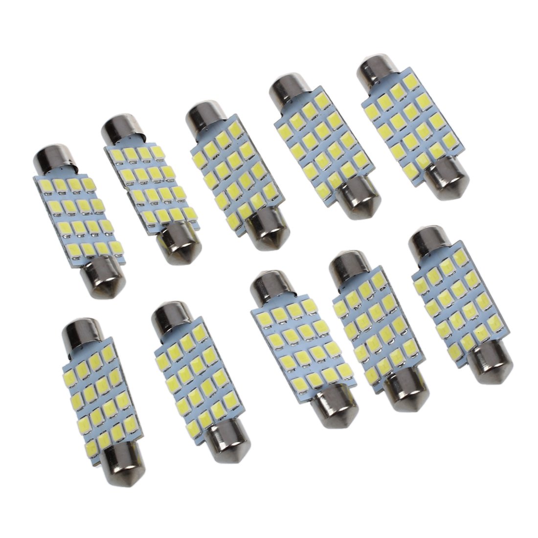 Greethga 10 x 42 mm 3528 SMD 16 LED Innenraum-Soffittenlampen von Greethga