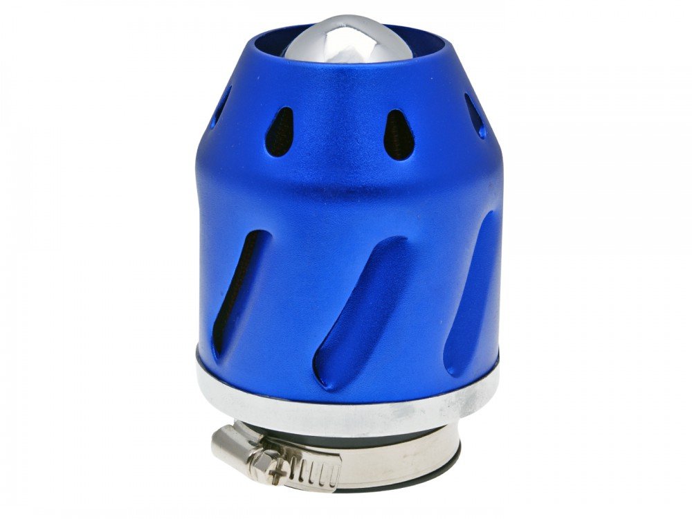 Grenade IP32234 Luftfilter, Gerade 35/48mm Anschluss, Einschließlich Adapter, Blau von Grenade