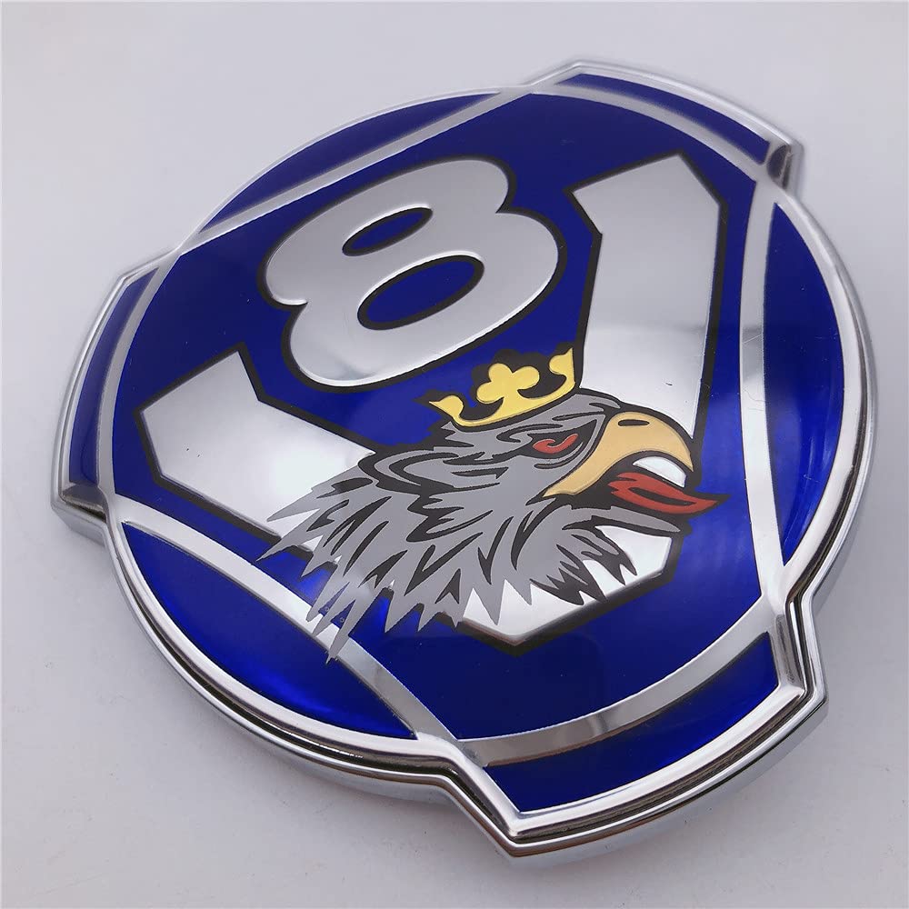 1x Blau Griffin V8 Für Scania Truck Kühlergrill Grille Emblem Haube Abzeichen Aufkleber 1401610 von Grenric