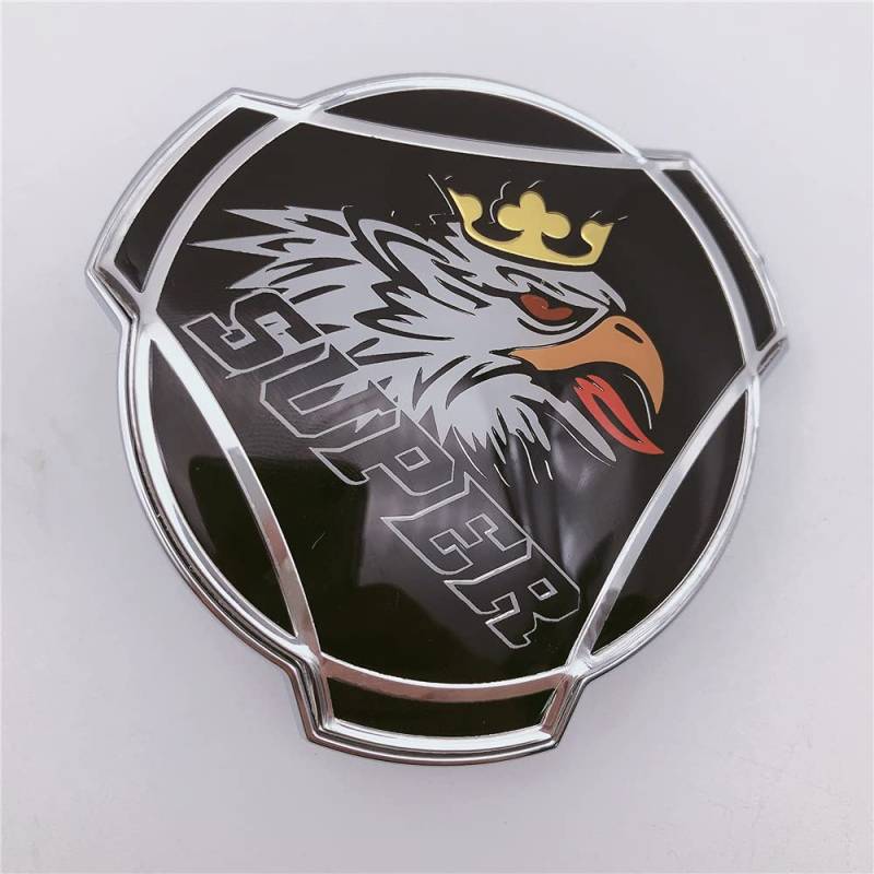 1x Schwarz Griffin SUPER Für Scania Truck Kühlergrill Grille Emblem Haube Abzeichen Aufkleber 1401610 von Grenric