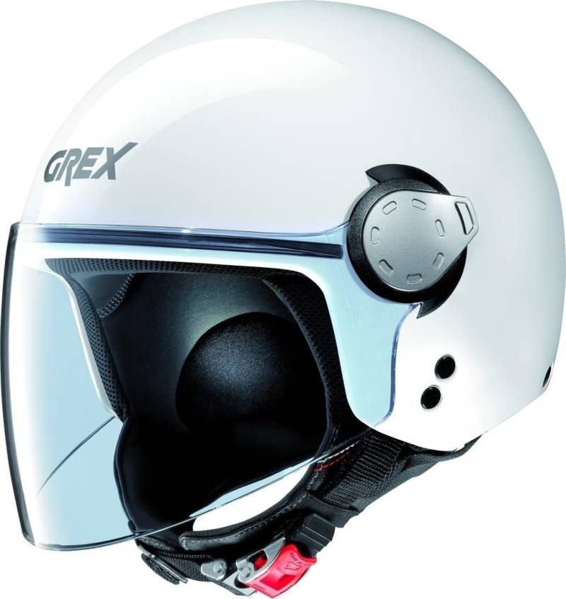 grex Herren G3E0000870045 Helmet, weiß, S von Nolan