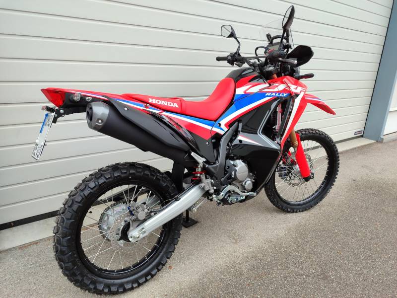 kurzer Kennzeichenhalter für Honda CRF 300L Rally ab 2021 Kennzeichenträger REVO Short crf300 Rally Enduro Heckumbau Tail Tidy mit Kennzeichenleuchte Honda crf300 von GroFaTec