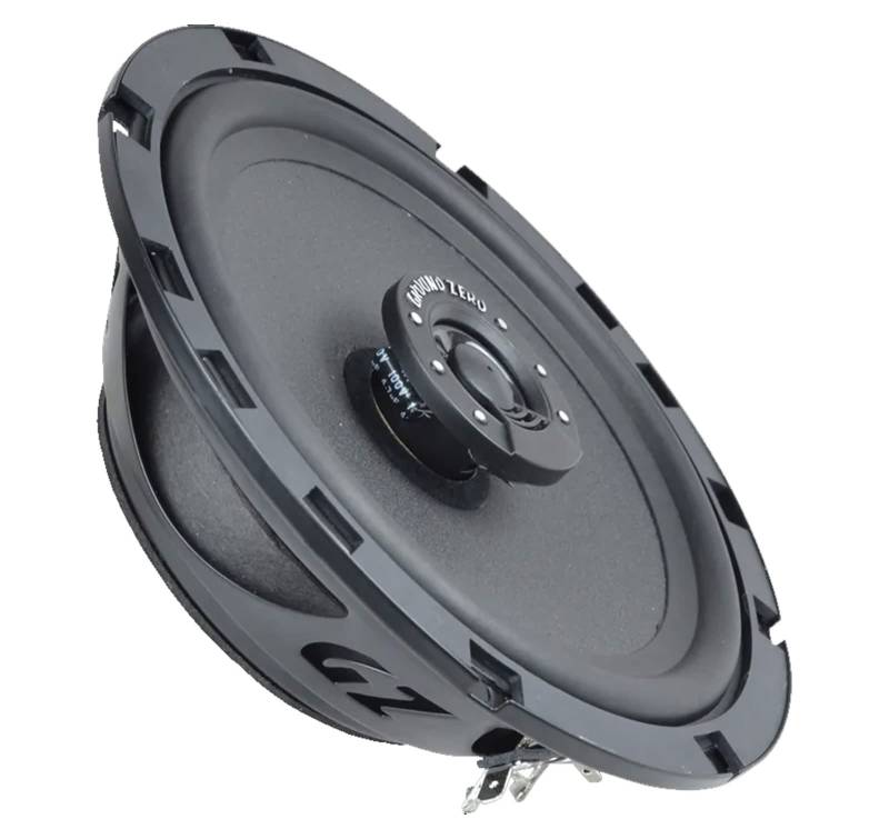 Ground Zero GZIF 6501FX, 2-Wege Koaxial-Lautsprechersystem mit geringer Einbautiefe, 110 Watt max von Ground Zero