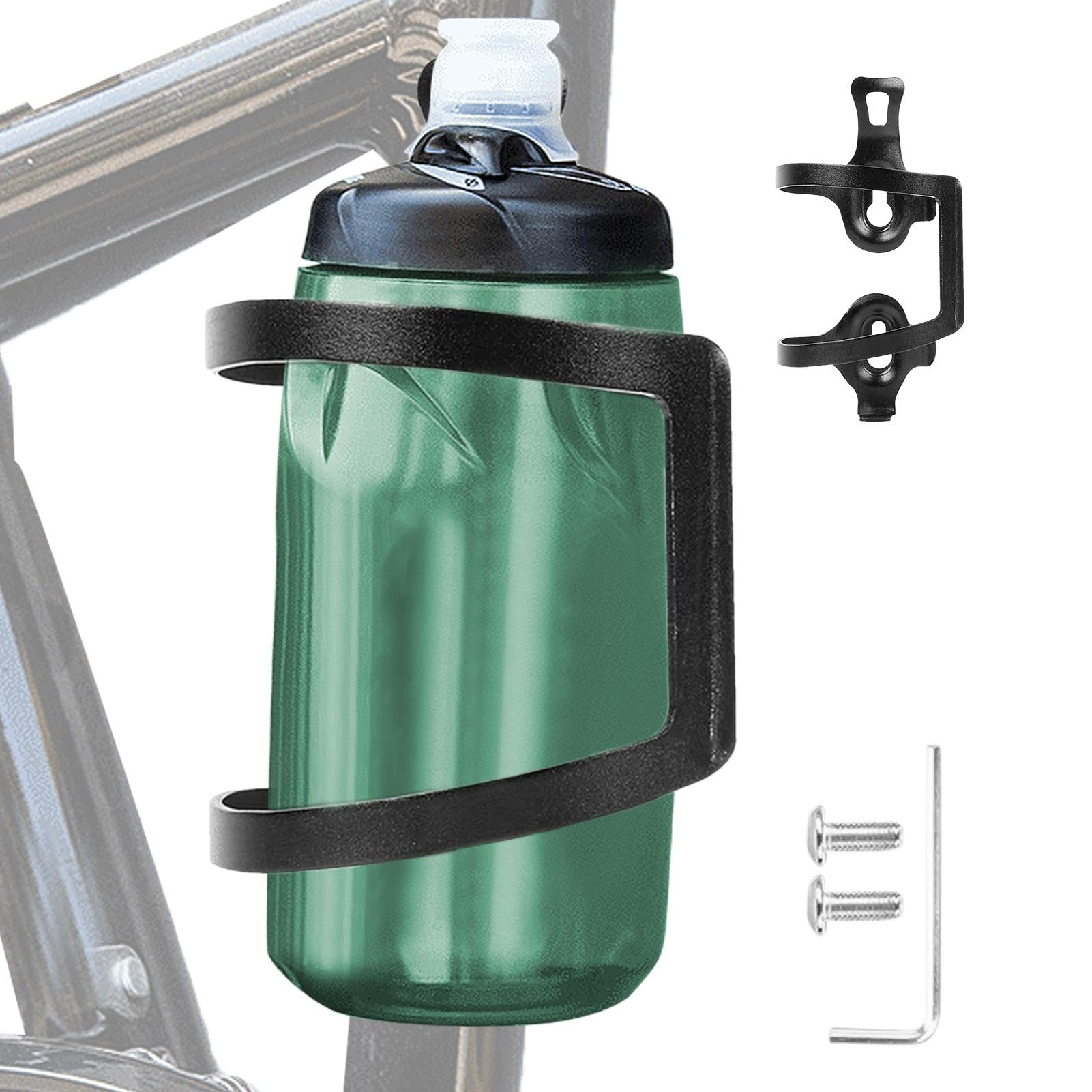 Trinkflaschenhalter für Fahrräder, Trinkflaschenhalter für Mountainbikes - Schöne rostfreie Fahrradflaschenhalterung | Leichter Getränkehalter aus Aluminiumlegierung mit Schraubenwerkzeug, von Gruwkue