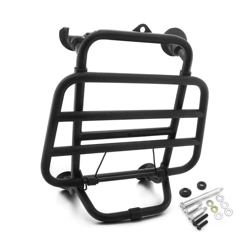 Motorrad Heckgepäckträger Für GTS 300 2019 2020 2021 2022 Für GTV 300 Front Körper Lagerung Rack Halterung Motorrad Front Gepäck Rack Hinterradgepäckträger(Schwarz) von Gtdtixc