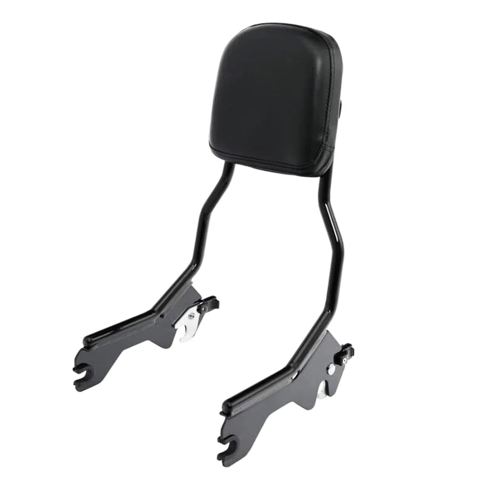 Motorrad Heckgepäckträger Für Low Für Rider Für FXLR Für FXLRS Für FXLRST Für Sport Für Glide Für FLSB 2018-2023 Abnehmbare Sissy Bar-Rückenlehne In Standardhöhe Hinterradgepäckträger(Schwarz) von Gtdtixc