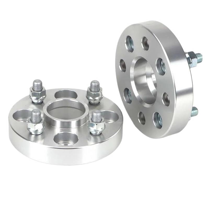 Raddistanzscheiben Für FORD Für Fiesta/ST Für Focus Für Ecosport/Ka/Für Ka+/Für Figo/Für Lkon/Für B-max 2 Stück Rad Spacer Wheel Spacers(2PCS 20mm Silver) von Gtdtixc