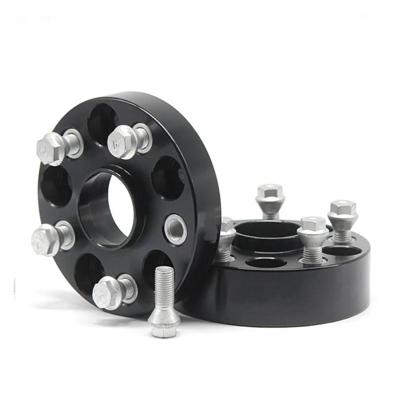 Raddistanzscheiben Für Für G-Serie M14x1,25/2 Stück Spurverbreiterungen Adapte 25/30/35/40mm 5x112 66,6mm Wheel Spacers(2PCS 45MM) von Gtdtixc