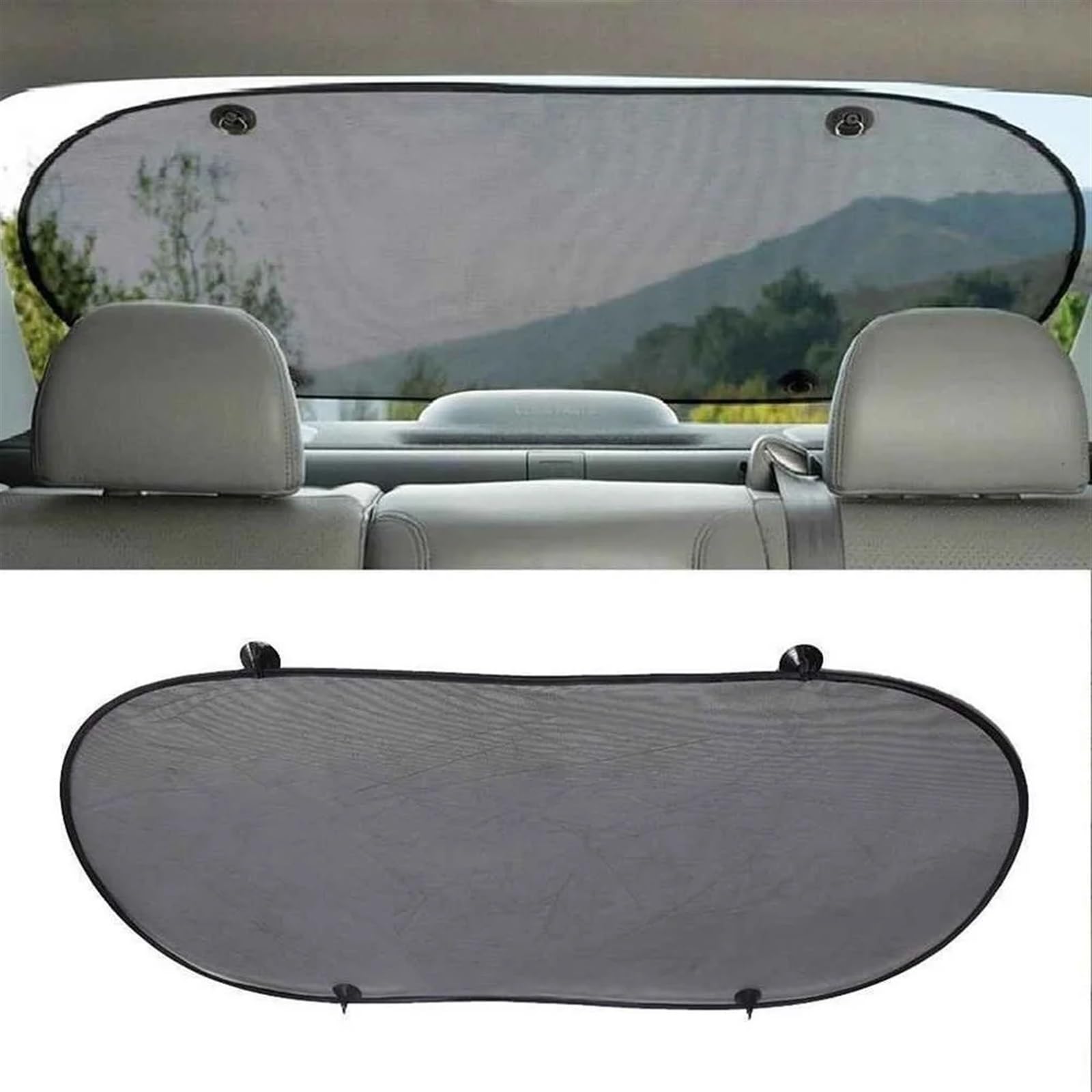 Sonnenschutz Auto Seitenscheibe Sonnenschutz Fahrzeugschild Visierschutz Rückseite Autofenster Schatten Mesh Sonnenschutz Bildschirm Wärmedämmung UV-Schutz Sonnenblende Auto(2pcs) von Gtdtixc