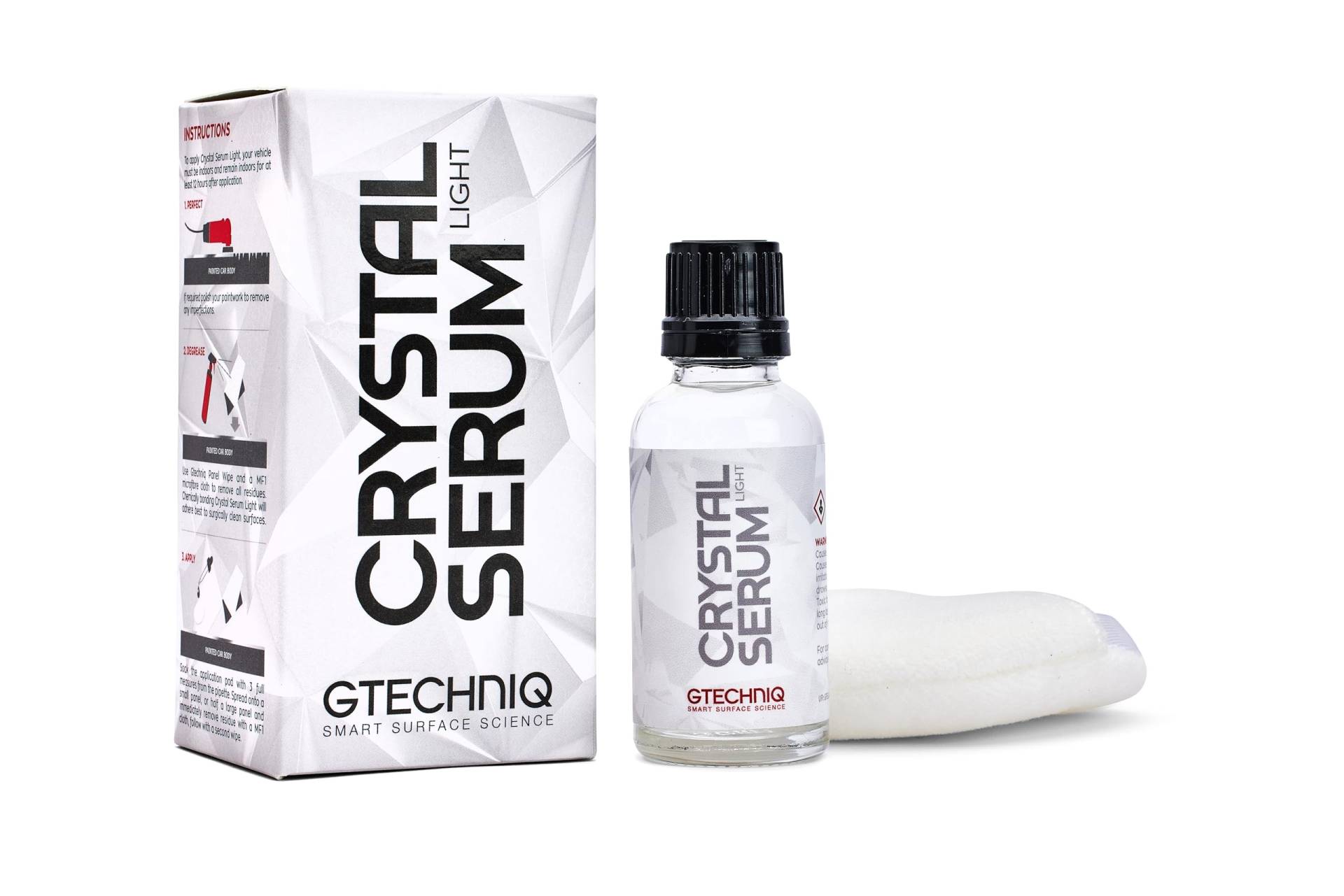 Gtechniq Crystal Serum Light 30 ml – Keramikversiegelung - extreme Glätte, Hydrophobie und Glanz von Gtechniq