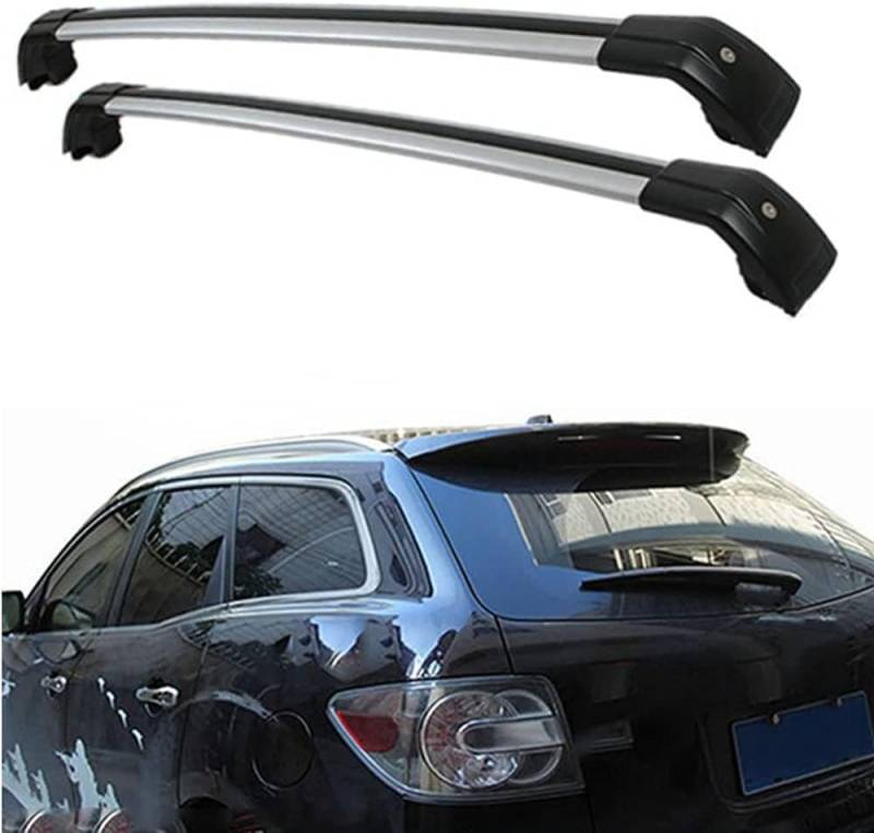 Aluminium Dachträger Relingträger für Mazda CX7 SUV 2006-2016 ER Dachgepäckträger für Fahrradträger Dachboxen Oder Als Skihalter von GuGuoZZ