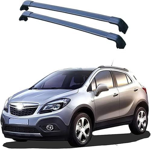 Aluminium Dachträger Relingträger für Vauxhall Mokka 5dr SUV 2013-2016 Dachgepäckträger für Fahrradträger Dachboxen Oder Als Skihalter von GuGuoZZ