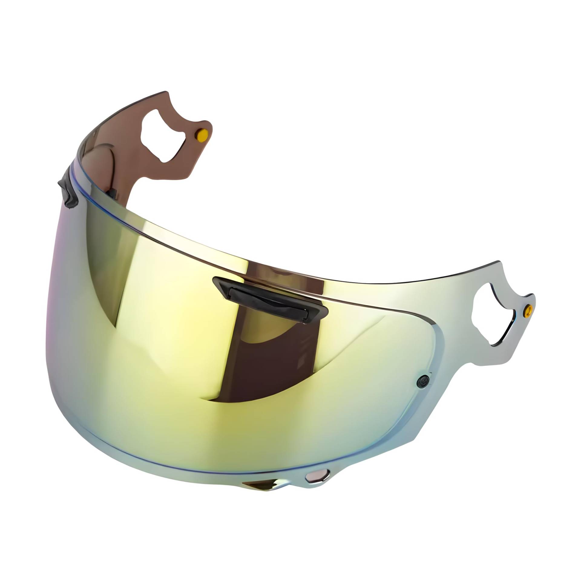 Guajiro - Visier Kompatibel mit Arai VAS-V | RX-7V Racing, RX-7V EVO, RX-7V RC, ConceptXE, Quantic, ConceptX, ProfileV | UV-Sonnenschutz, Antibeschlag | Hochwertiges Polycarbonat (Gold) von Guajiro