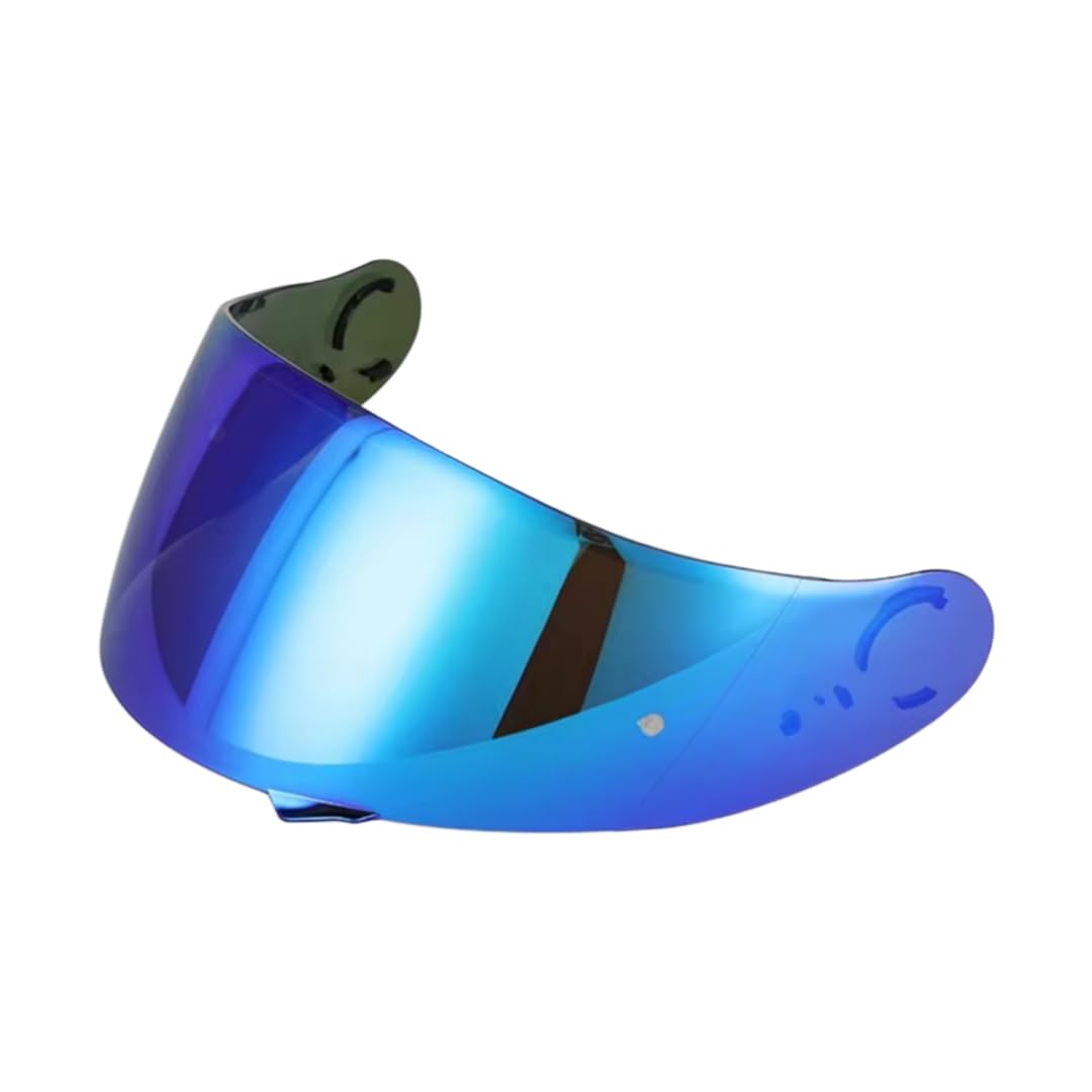 Guajiro – Visier kompatibel mit Shoei Gt Air – Gt Air 2 – Neotec – Opticson – Cns 1 | Polycarbonatscheibe vorbereitet für Pinlock | Kratzfest und beschlagfrei (Blau) von Guajiro