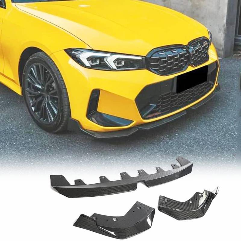 Auto Frontspoiler für BMW 3 Series G20 LCI 330i M Sport Sedan 4 Door 2023-2024, Frontstoßstange Kinnsplitter Lippe/Universal Frontsplitter/Auto Frontlippe von GuanLL