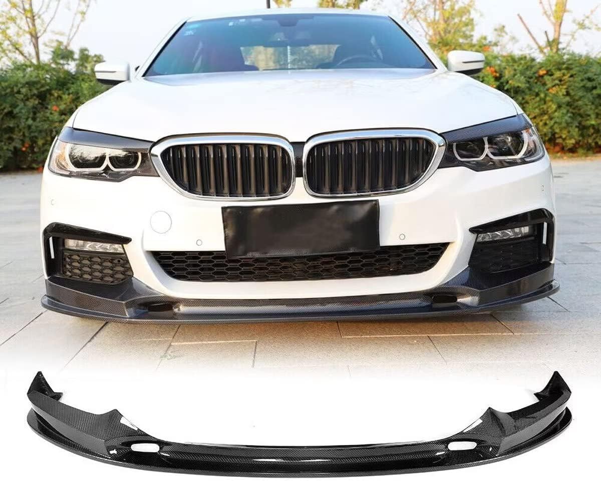 Auto Frontspoiler für BMW 5 Series 540i G30 G31 G38 M-Sport Sedan 4-Door 2017 2018 2019, Frontstoßstange Kinnsplitter Lippe/Universal Frontsplitter/Auto Frontlippe von GuanLL
