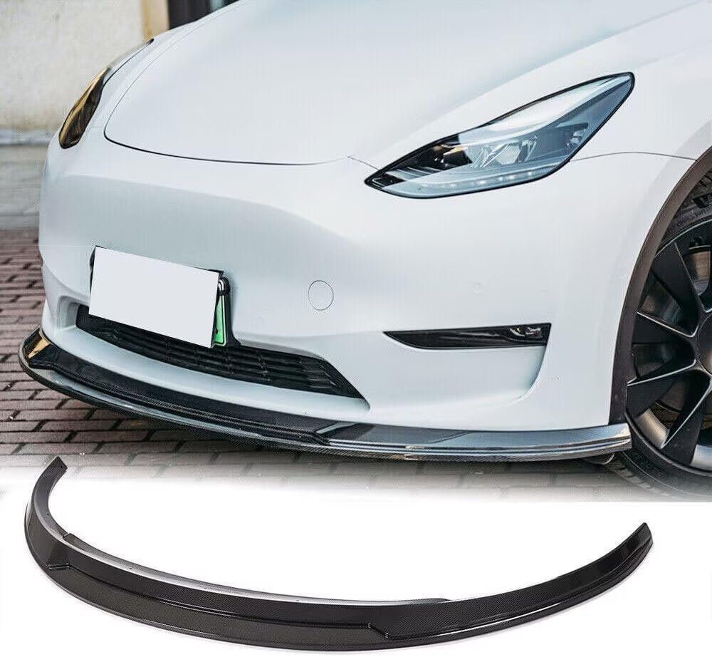 Auto Frontspoiler für Tesla Model Y Sport Utility 2019-2023, Frontstoßstange Kinnsplitter Lippe/Universal Frontsplitter/Auto Frontlippe von GuanLL