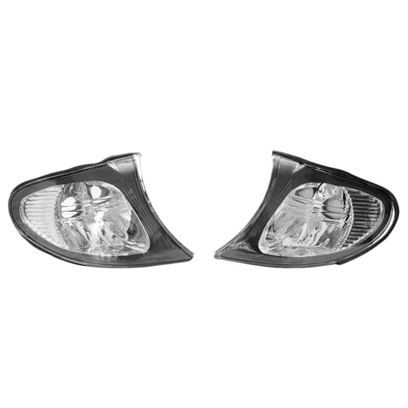 GuardCrew [Replacement] 63137165859 63137165860 Auto Front Blinker Blinker Ecke Lichter for BMW 3 for Serie E46 for 4-Tür 325I 325Xi 02-05 Teile von GuardCrew