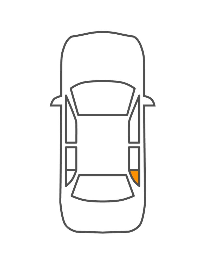 hintere Dreieckscheibe BMW 3ER E36 1990- von Glavista