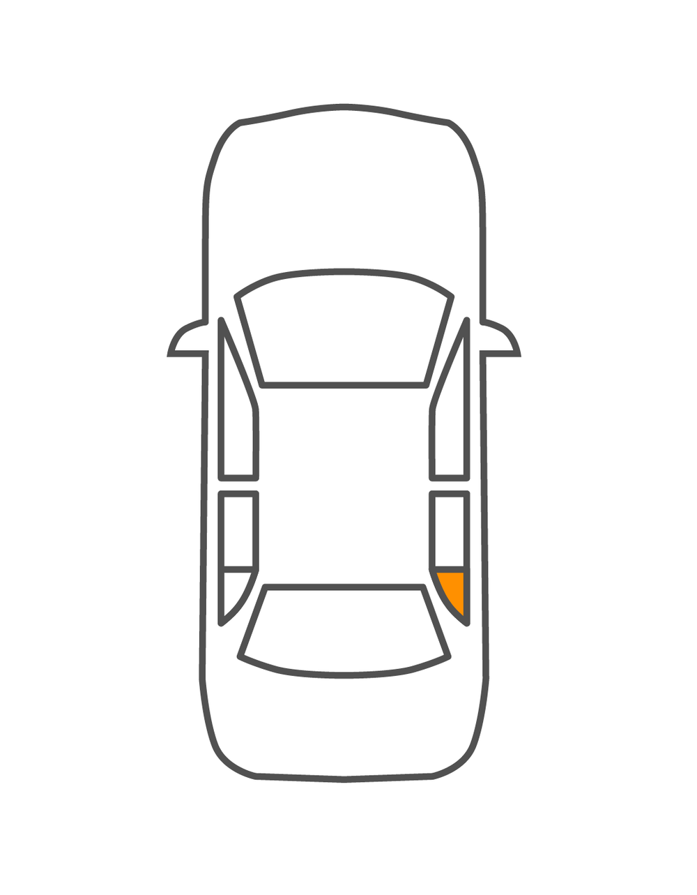 hintere Dreieckscheibe RENAULT MEGANE 3/5-T 2002- von Glavista