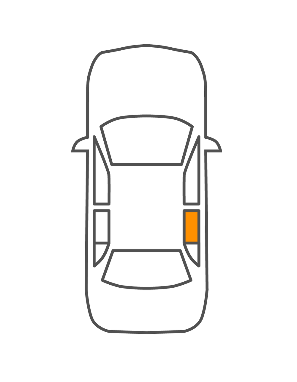 hintere Türscheibe BMW 5ER E39 1996- von Glavista