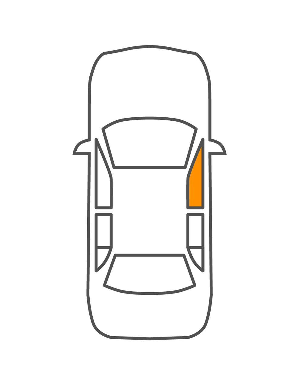 vordere Türscheibe AUDI A4 1994-/1999- von Glavista