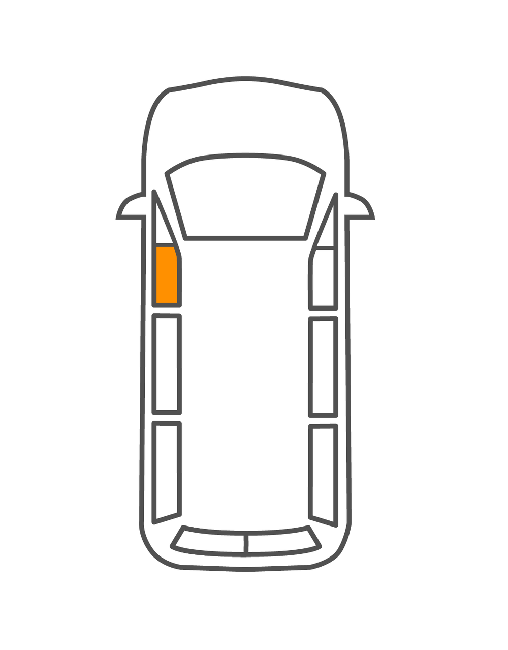 vordere Türscheibe FORD GALAXY 2006- Glavista 3567LGSM5FD1M von Glavista