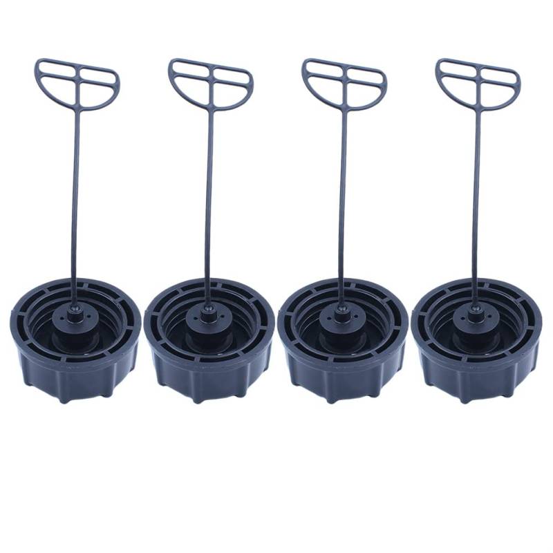 Gubeter 4-teiliges Gas-Tankdeckel-Set, für Honda Gx35 Gx31 Gx25 Gx22 Motor Motor Strimmer Freischneider Power Pinne, 17620-Zm3-063, 17620-Zm3-053, 17620-Zm3-043, 17620-Zm3-053. von Gubeter