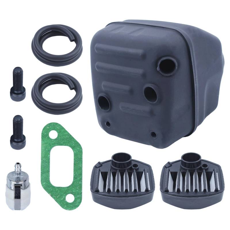 Gubeter Auspuff-Kit, für Husqvarna 357 359 357Xp, 503917601 537010901 von Gubeter