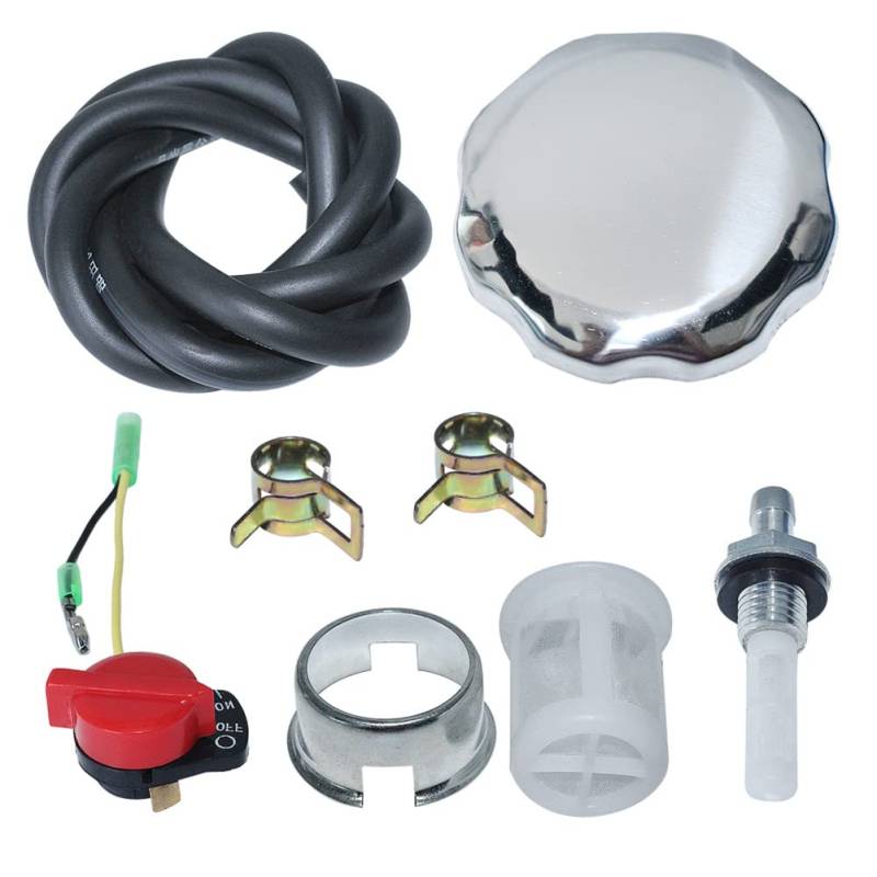 Gubeter Fuel Gas Tank Cap Kit, für Honda Gx160 Gx200 Gx270 Gx340 Gx390 Motor, 17620 Zh7 023 von Gubeter