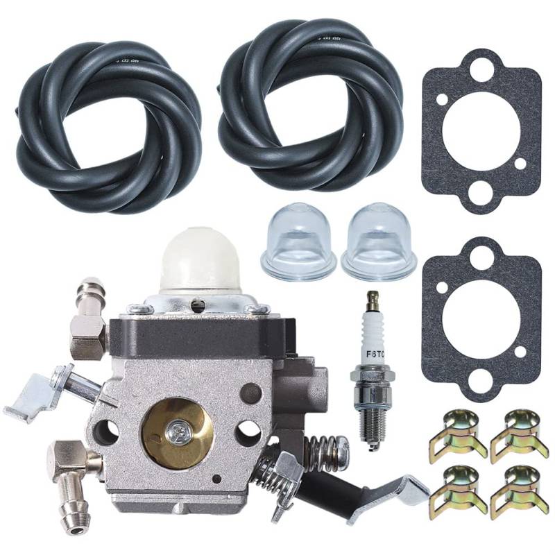 Gubeter Vergaser-Kit, für Wacker Bs50-2 Bs50-2I Bs60-2 Bs60-2I Bs70-2I Motor, für Walbro HDA 242, HDA 252 von Gubeter