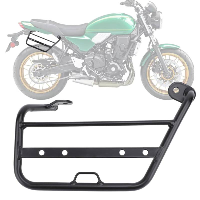 Motorrad-Seiten-Kofferraumtasche, Stützhalterung, Seitenhalter, Seitenpack-Halter, Kompatibel für Z650RS 2022–2024, Eisen-Gepäcktaschen-Halterung (Rechts 51131505868) von Gugxiom