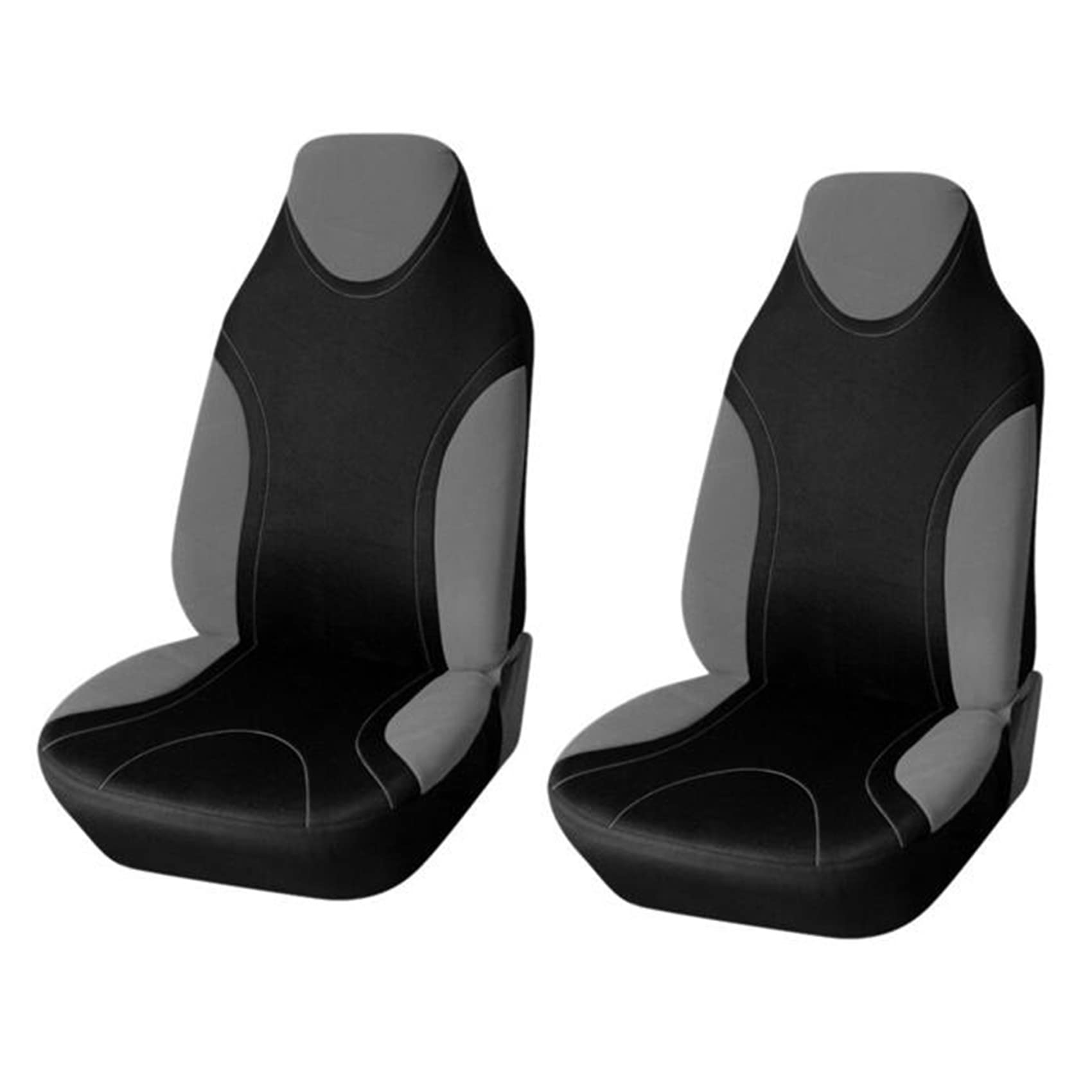 Guihydur 2X Auto Universal Unterstützung Hoher Rücken Schaufel Sitz Bezug Sitz Bezug Sitz Sitz Bezug von Guihydur