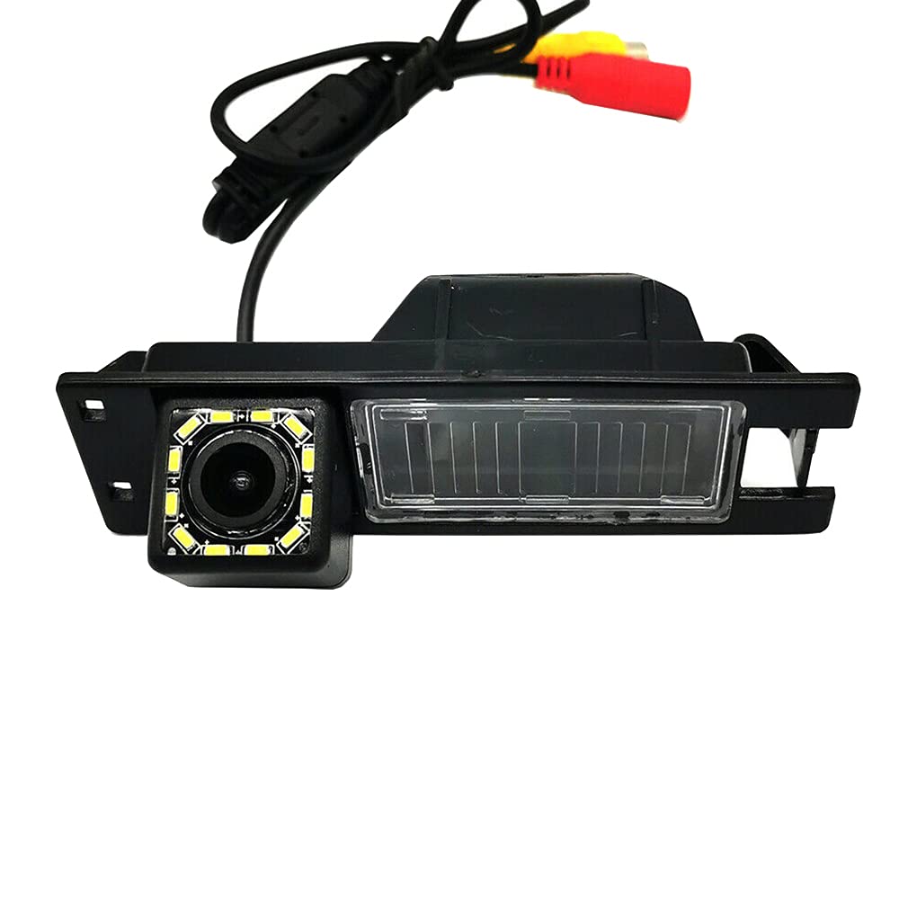 Guihydur Auto HD 12LED RüCkfahrkamera Heck Ansicht Backup RüCkwäRts Einparken RüCkfahrkamera für H J Meriva Regal von Guihydur