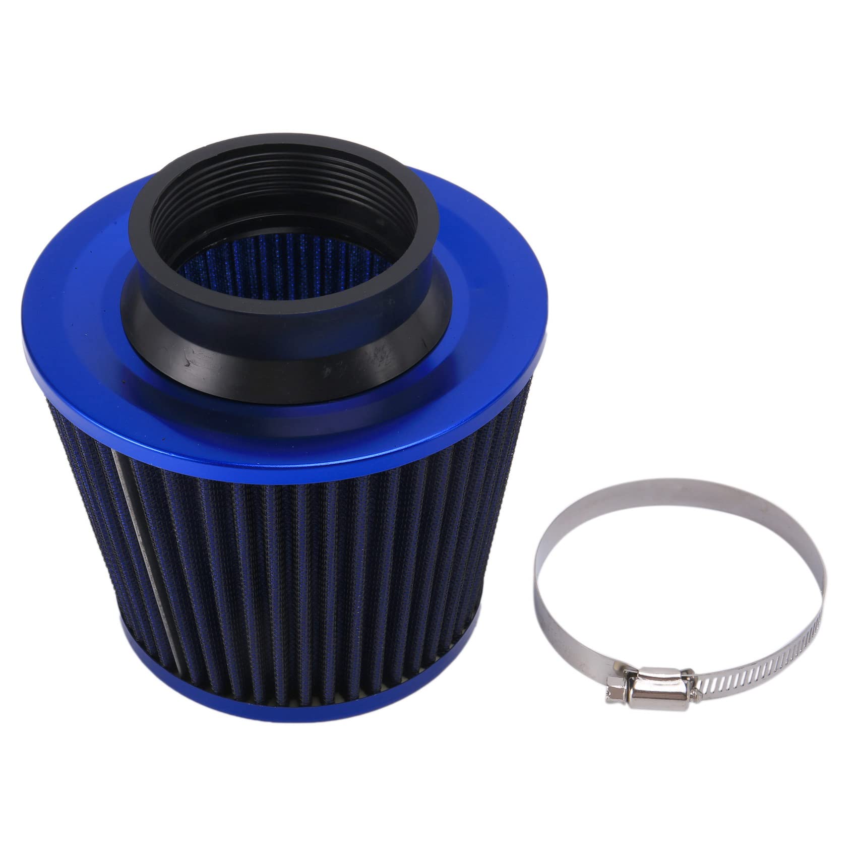 Guihydur Universal Car Air Filter Vehicle Induction Kit High Power Mesh Blau Sport von Guihydur