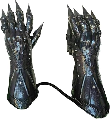 Metal Armor Gauntlets Gothic Armor Gloves/Pair of Gauntlet for Roleplay and Cosplay, Standard von Gulvintilabcal