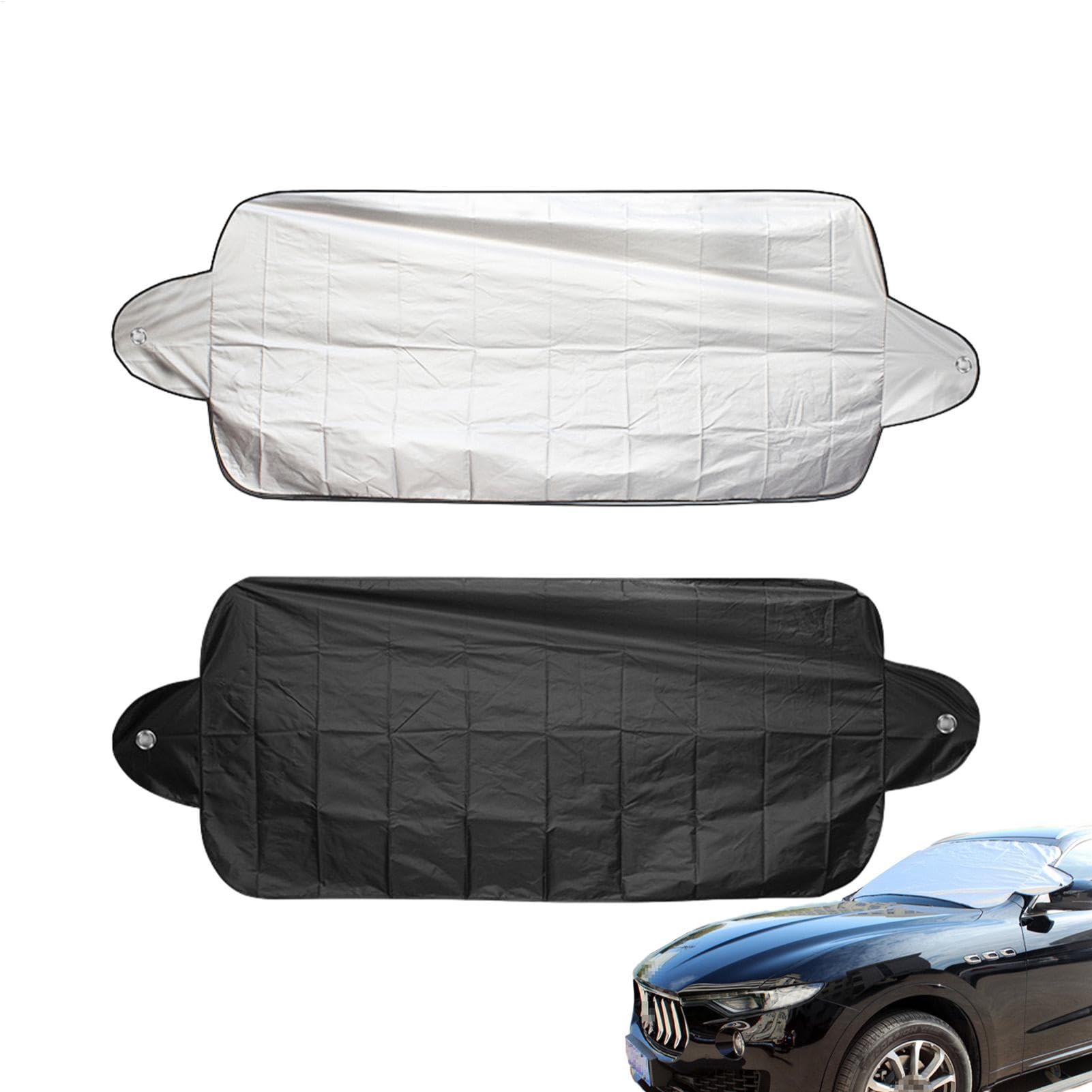 Cushion Covers, Windproof Sunshade Protector, Front Window Cover, Heavy-Duty Material, All-Weather Design, 78.74 * 27.56 Inches, Ideal for Vehicles Trucks Suvs Winter Protection von Gungtj