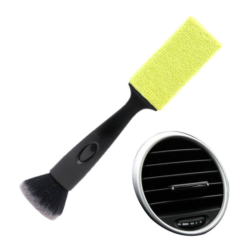 Gungtj Auto Interior Cleaning Brushes, Vehicle Detail Dust Brush, Multi-Purpose Tidying Tool, Dashboard and Air Vent Cleaner, (9.06x1.77 Inches), Perfect for Center Console and Screen von Gungtj