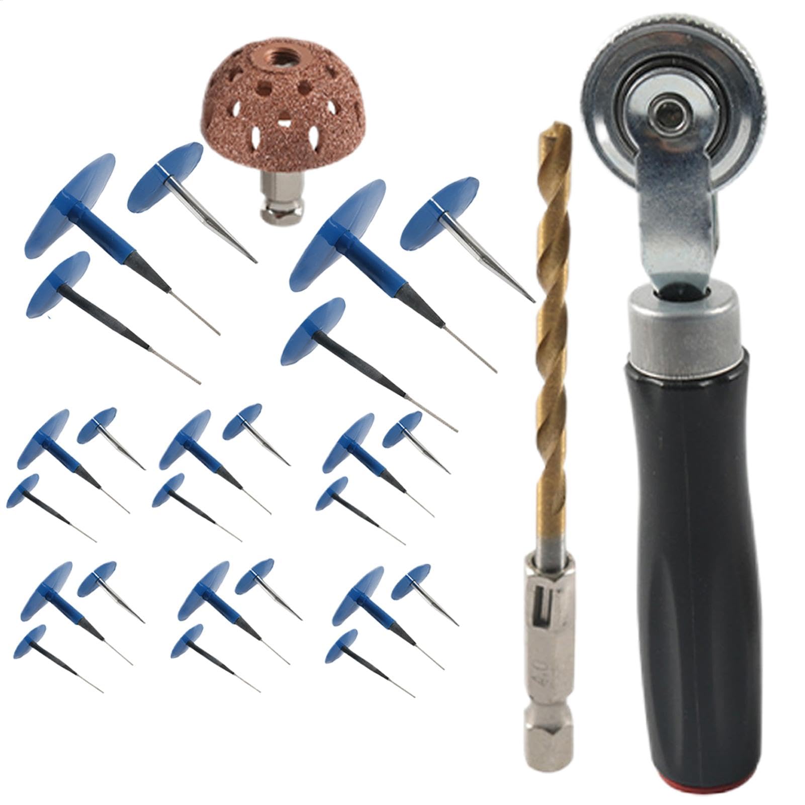 Gungtj Pilz-Reifenstecker, Reifenreparatur-Stecker-Set, Autoreifenreparatur, Reifenflicken-Set, Reifenreparaturwerkzeuge, Pilz-Reifenflicken, Autoreifenreparatur-Set, LKW-Reifenreparatur, von Gungtj