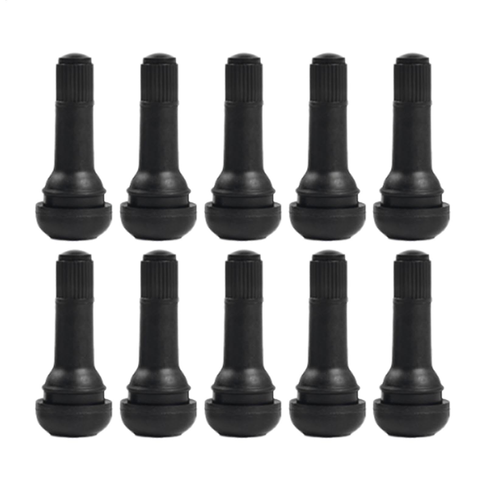 Snap In Valve Stems, Tubeless Tire Valves, Automotive Replacement Tires, Short Rubber Valve Stems, Copper-Wrapped Aluminum, Standard Fitment for Various Vehicles von Gungtj