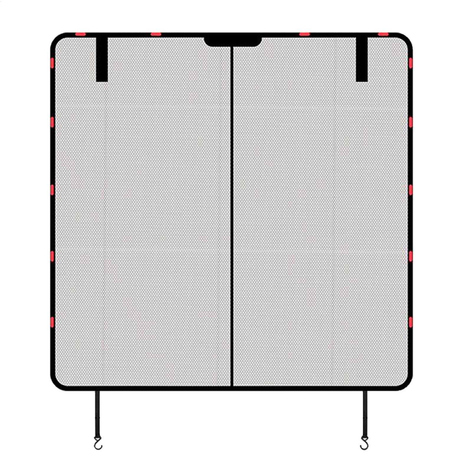 Gupcaqosjw Auto Trunk Fly Net, Auto Heckklappe Fliegenfliege - Magnetischer Fliegen -Heckklappen -Netznetzbildschirm - Atmungsaktierbarer Sonnenschatten, Fensterschatten Autozubehör zum Campen, von Gupcaqosjw