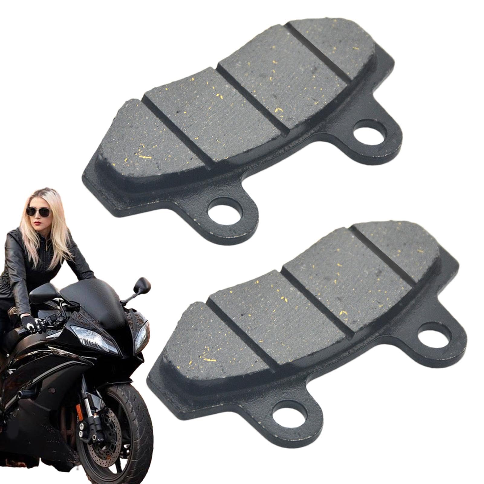 Gupcaqosjw Motorrad-Bremsbeläge hinten,Motorrad-Bremsbeläge vorne,2 Stück Metall-Bremsbeläge vorne ersetzen | Motorrad Fahrzeug Scheibenbremsbelag Pumpe CBX Bremsbeläge Für Motorrad Modificatio von Gupcaqosjw