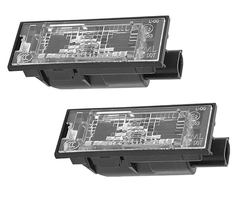 GuusCar 2X FOR RENAULT MASTER TRAFIC MEGANE LAGUNA CLIO REAR NUMBER PLATE LAMPE 8200480127 "8200480127 265108474R 26510-00Q0A A4159062300 415906606 2300 93450297 4416659 von Guus Car Spare Parts