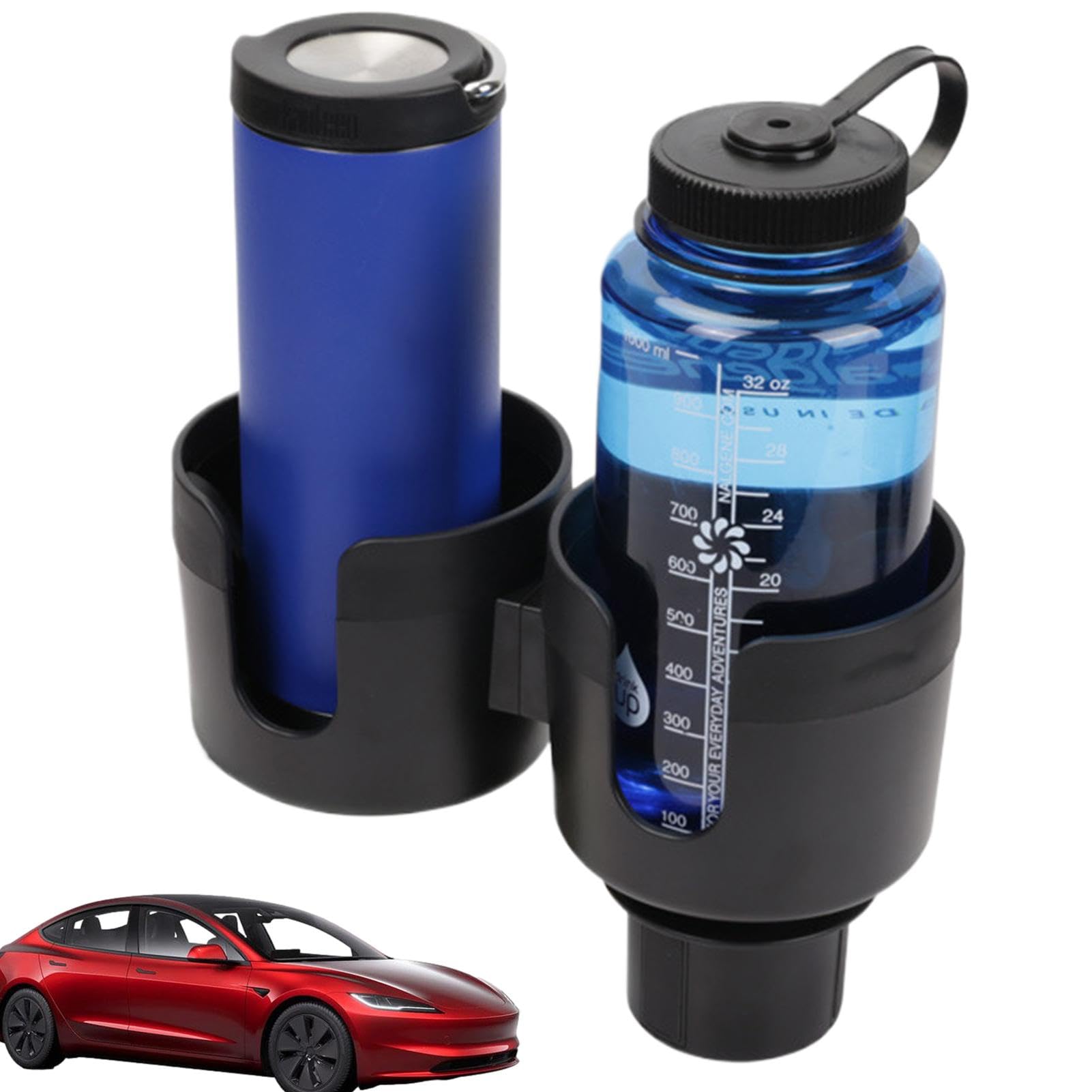 Auto Getränkehalter Extender, Auto Cup Extender, Verstellbarer Getränkehalter, Cup Expander Adapter, Auto Getränkehalter, Getränkehalter Einsatz Geeignet für Tassen, Auto Cup Extender mit Ausziehbarer von Gvblkq