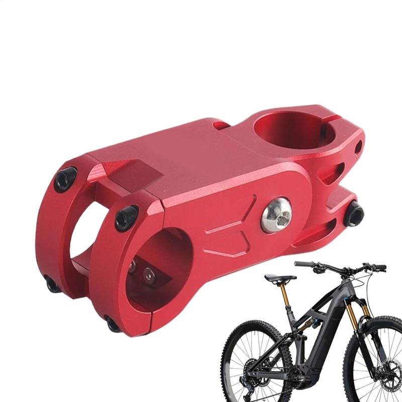 Bicycles Stem, Aluminum Alloy Handlebar Stem, Adjustable Riser Handlebar Stem, Handlebar Riser For Bicycles, Sturdy Stem Extender, Mountain Stem, Cycling Handlebar Stem, Alloy Handlebar Stem von Gvblkq