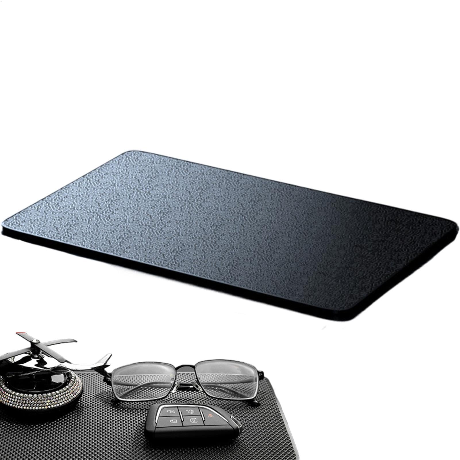 Car Non-Slip Mat for Dashboard, Adhesive Sticky Mat Pad, Vehicle Dash Gripping, Holds Sunglasses, Cell Phones, Anti-Slip Dashboard Organizer, Fit for Most Vehicles von Gvblkq