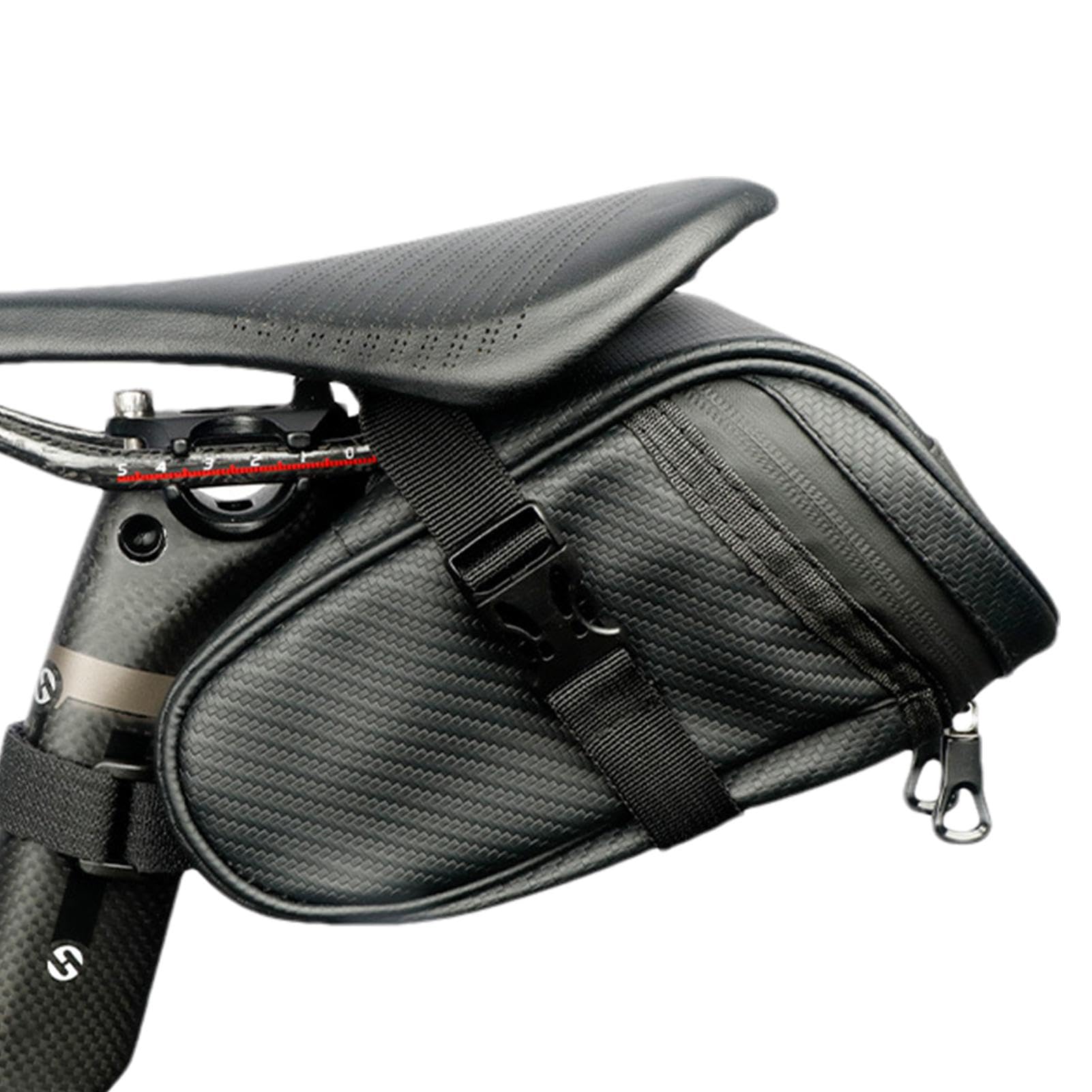 Gvblkq - Bike Accessories, Saddle Bag, Mountain Bikes, Bike Frame Bag, Road Riding, Under Seat Bag, Large Capacity, Waterproof Storage, Cycling Gear, Bike Saddle Pouch von Gvblkq