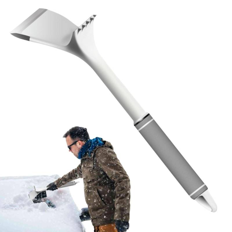 Gvblkq Car Snow Scraper, Winter Scraper Tool, Snow Removal Scraper, Multifunctional Ice Scraper, Car Window Snow Scraper, Ice Removal Tool, Truck Snow Scraper, Ergonomic Grip Scraper, von Gvblkq