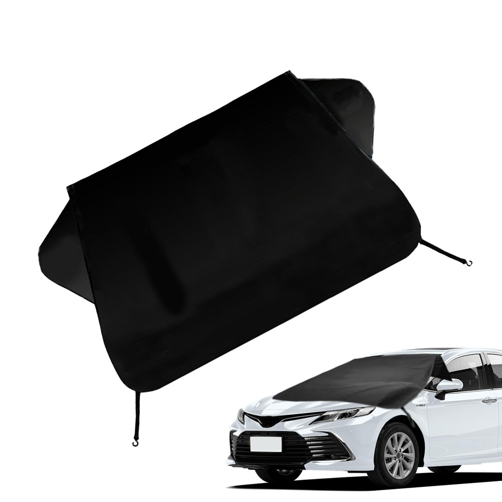 Gvblkq Windshield Heat Shield, Car Sunshade, Windshield Sunshade, Foldable Car Shade, 600D Oxford Sunshade, Front Window Sun Shade, Auto Sunshade Protector, UV Protection Car Shade, von Gvblkq